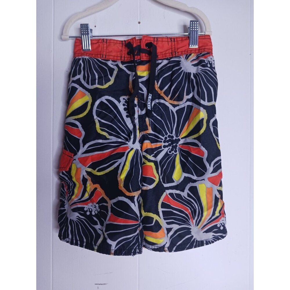 Joe Boxer Floral Board Shorts Youth Boys Size 7